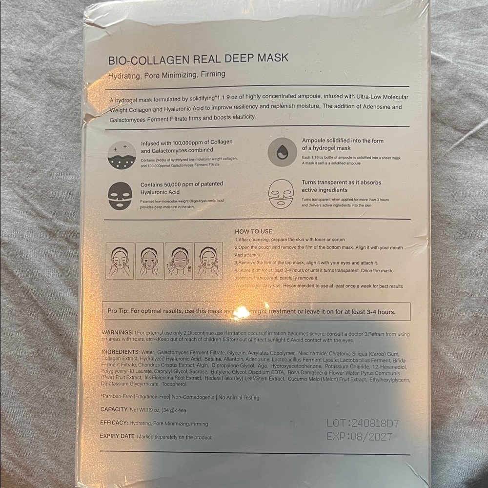 Bio-Collagen Real Deep Mask - Picture 2 of 2